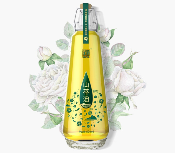 绿油·山茶油包装设计